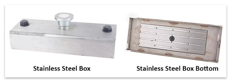 Shuttering Magnet Stainless steel box