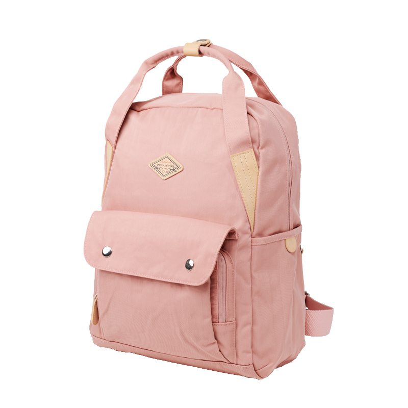 pink lightweight city backpack