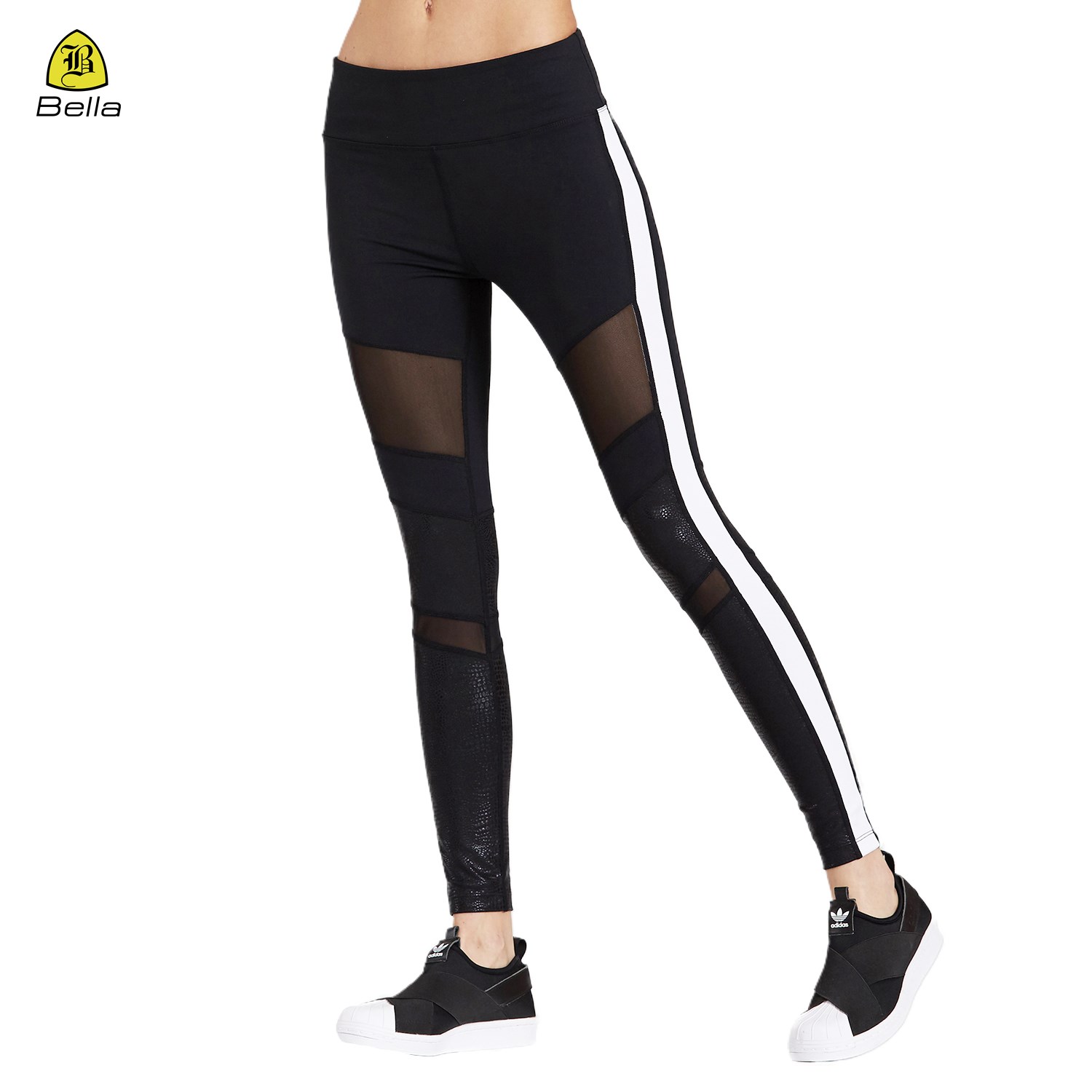 Fitness-Leggings mit hoher Taille