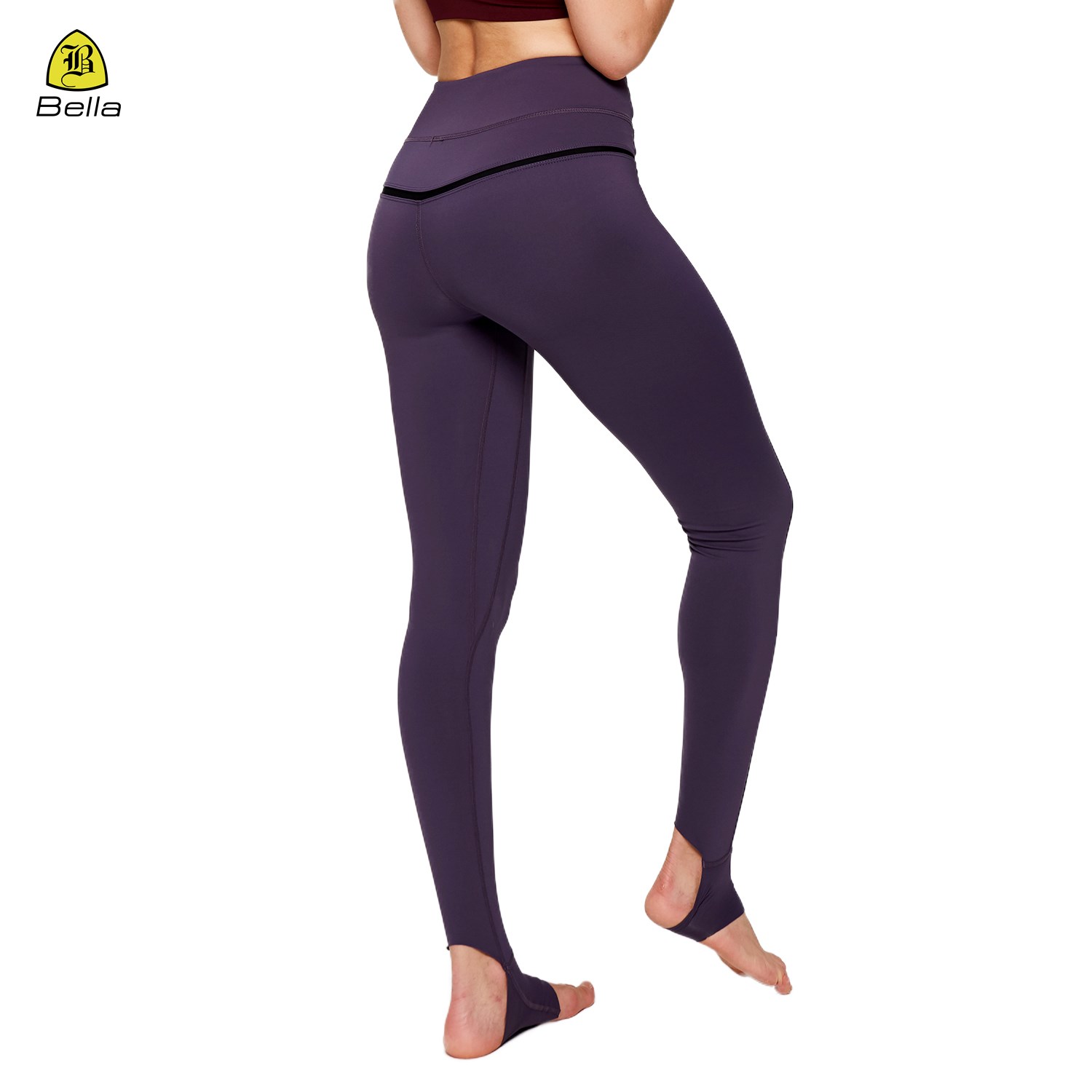 Over-the-Heel-Yoga-Leggings mit hoher Taille