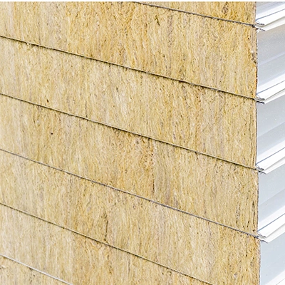 Feuerfeste Steinwolle/EPS-isolierte Dach-/Wand-Sandwichplatten aus Stahl für Stahlgebäude