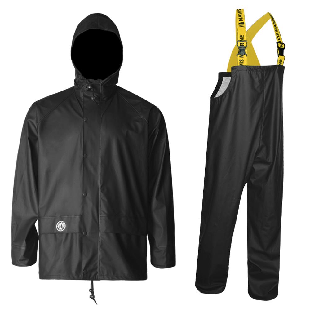 3 Stück Heavy Duty Workwear Wasserdichte Regenanzugjacke mit Hosen