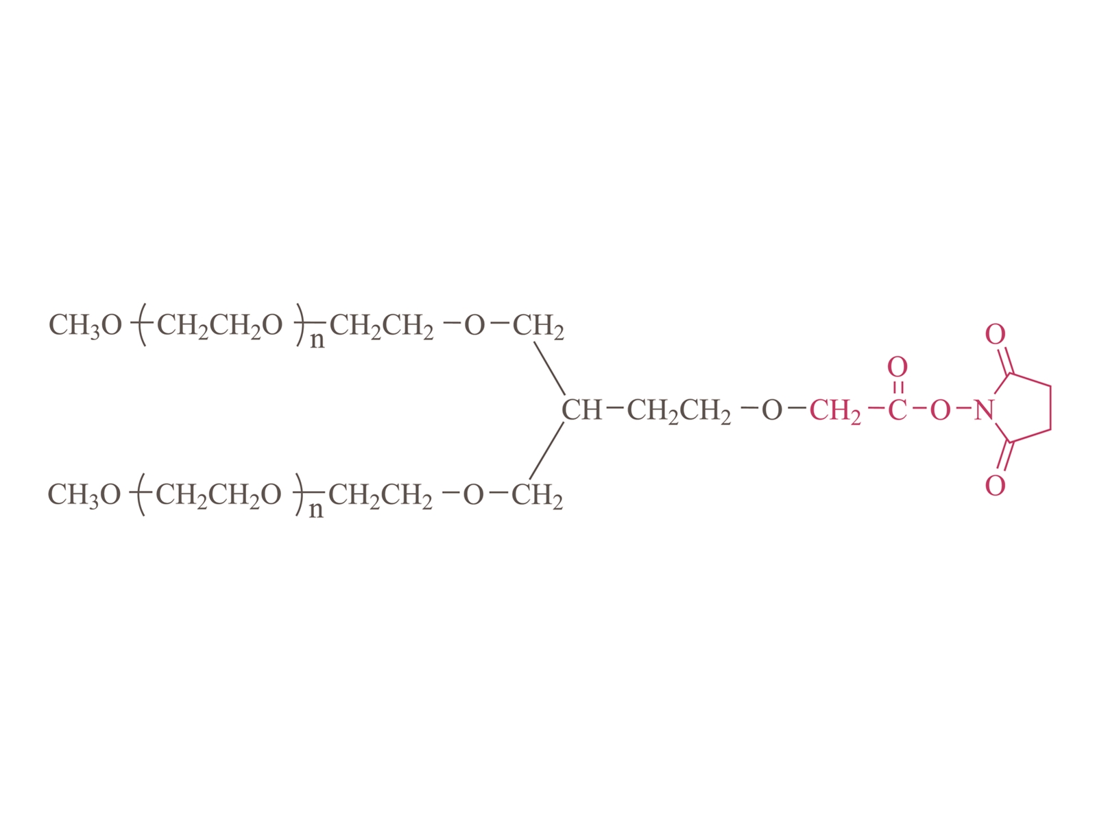 2-Arm-Methoxypoly (Ethylenglykol) Succinimidylcarboxymethylester (PT02) [2-Arm-PEG-SCM (PT02)]
