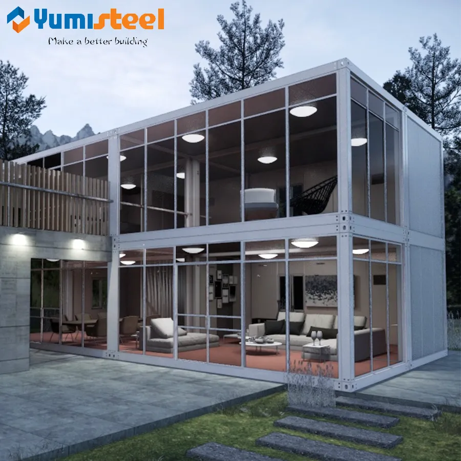 Neues Design Fertigcontainerhaus mit Feuer / Wind / seismischer Widerstand
