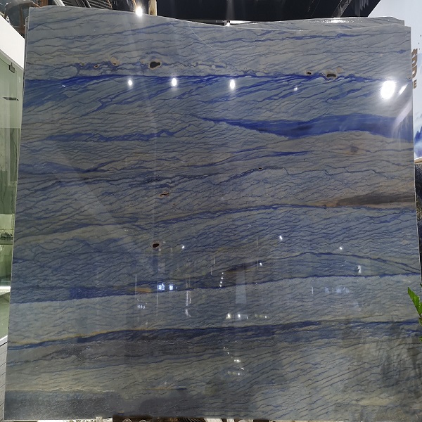 Natürlicher blauer Stein Marmor Azul Macaubas Bahia Marmor