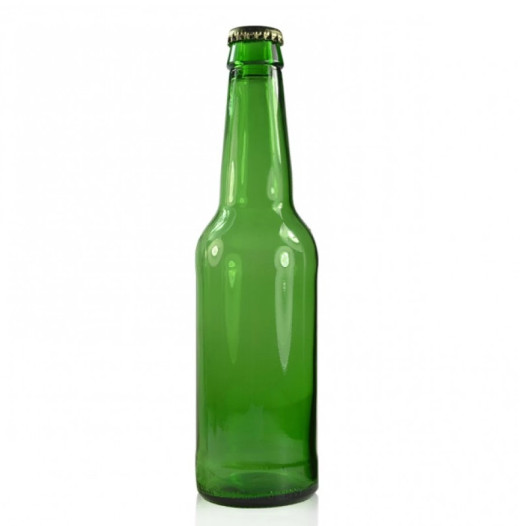 330ml Runde Form Grüne Bierflaschen