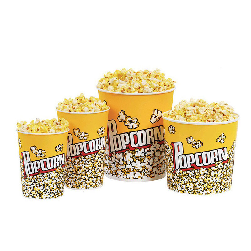 Popcorn Cup Popcorn Verpackungspapierwanne für Snackfutter