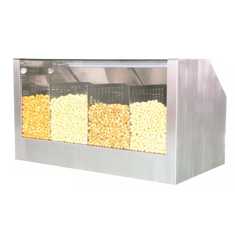 Zähler Showcase Popcorn Staging Cabinet vier Fächer