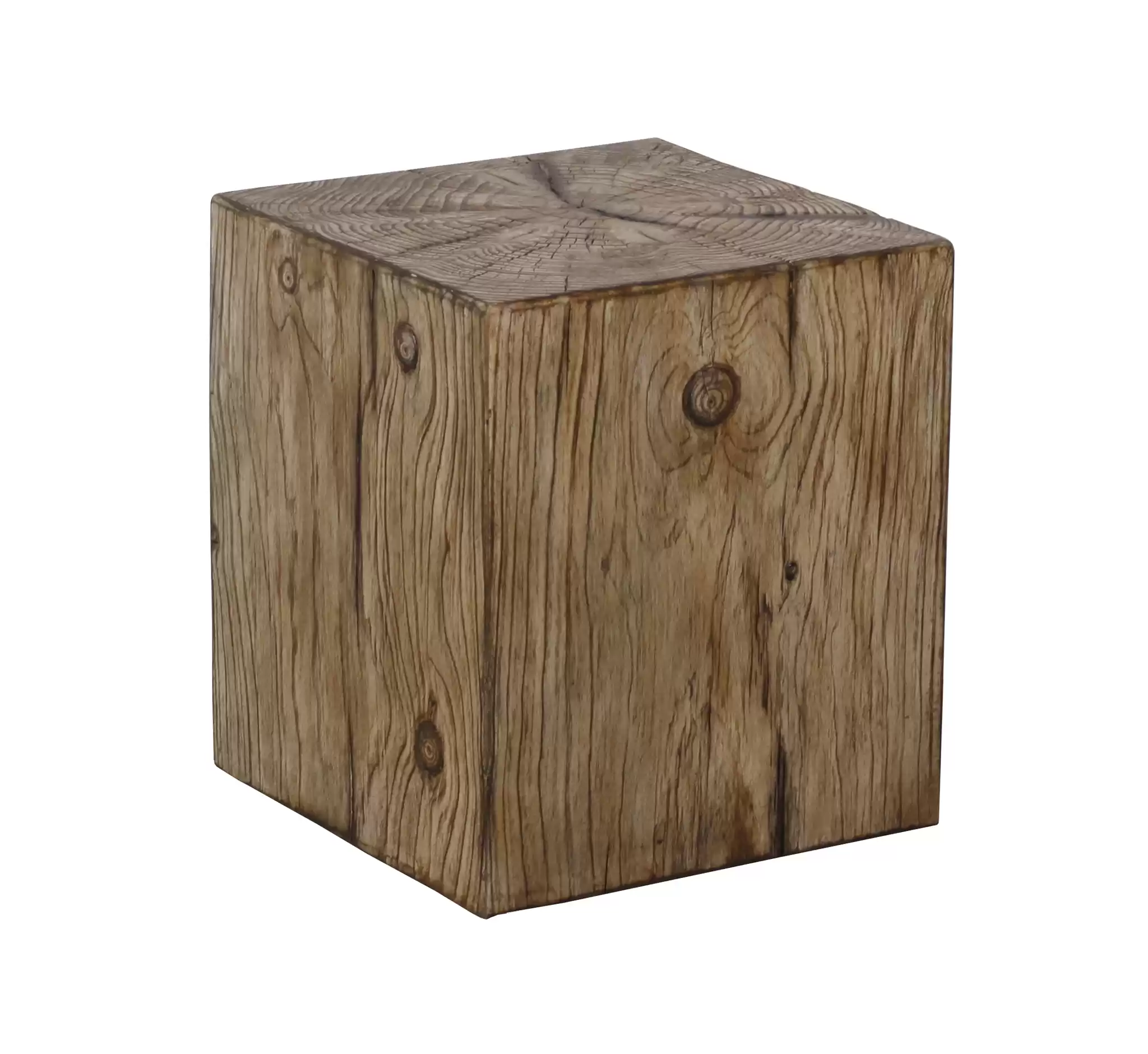 Square Outdoor-Möbel-Faux-Holz-Akzent-Tisch