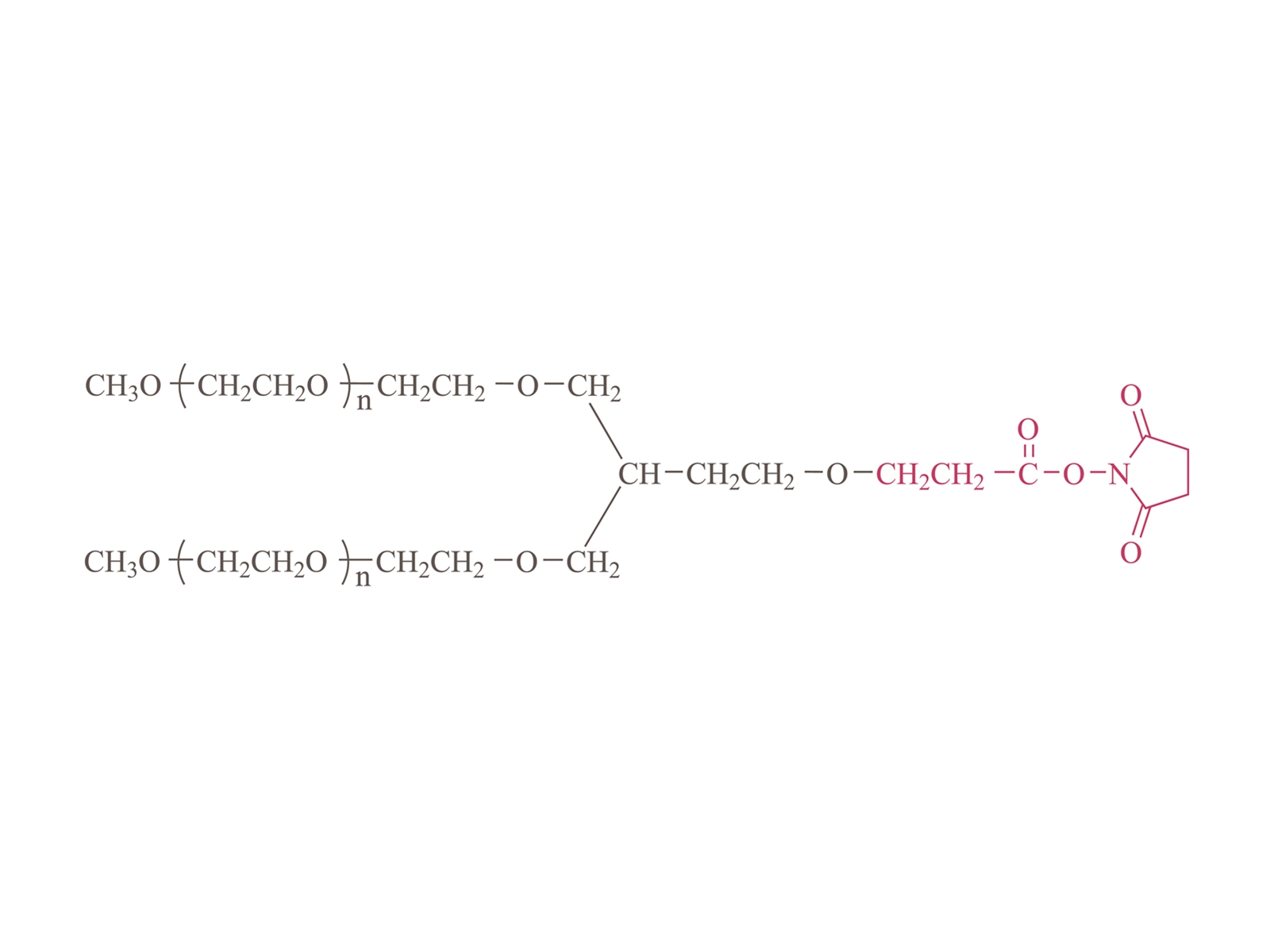 2-Arm-Methoxypoly (Ethylenglykol) Succinimidylpropionat (PT02) [2-Arm-PEG-SPA (PT02)]