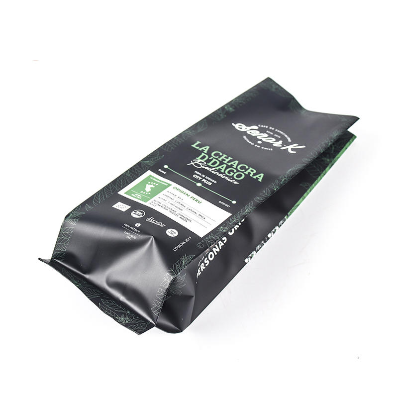 Kundenspezifische gedruckte Kaffeetaschen Folienseitige Gusset-Tasche