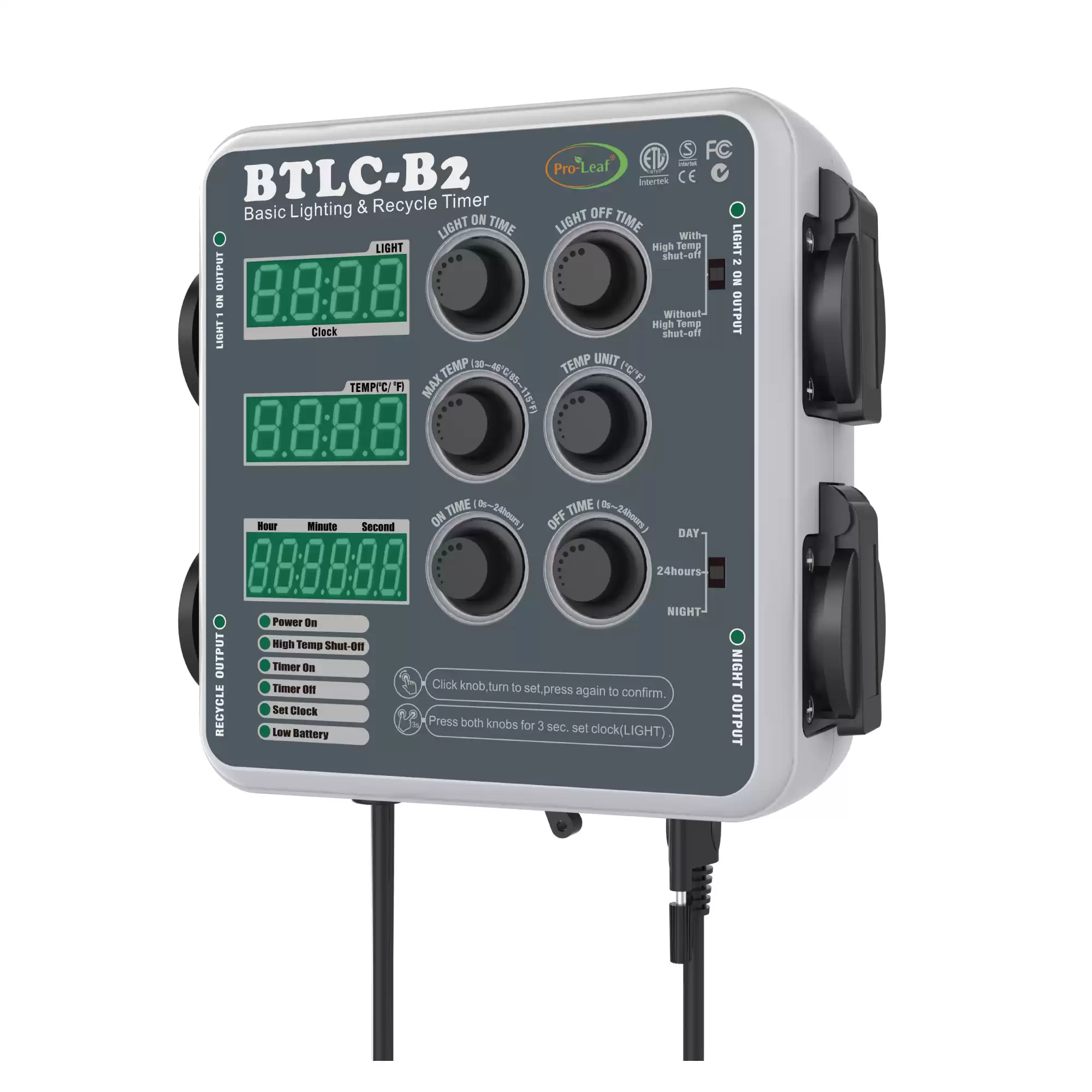 BTLC-B2 Digital Beleuchtung und Recycling Timer Controller