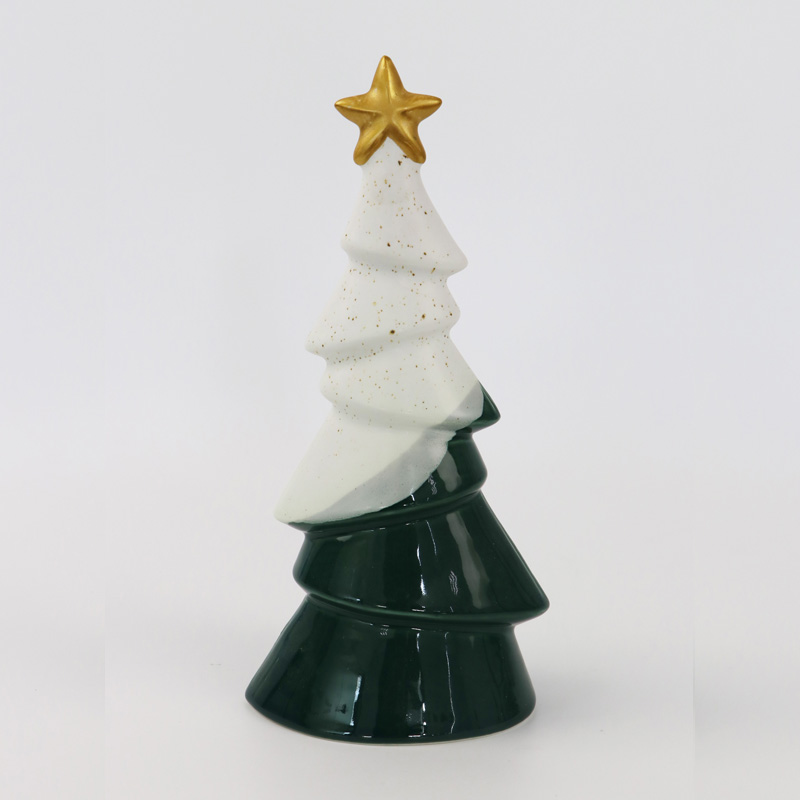 Mini kleiner keramischer Weihnachtsbaum