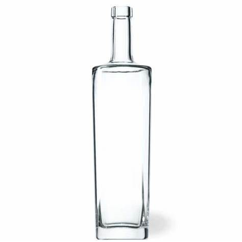 750ml Quadratische Formglaslauge-Flaschen