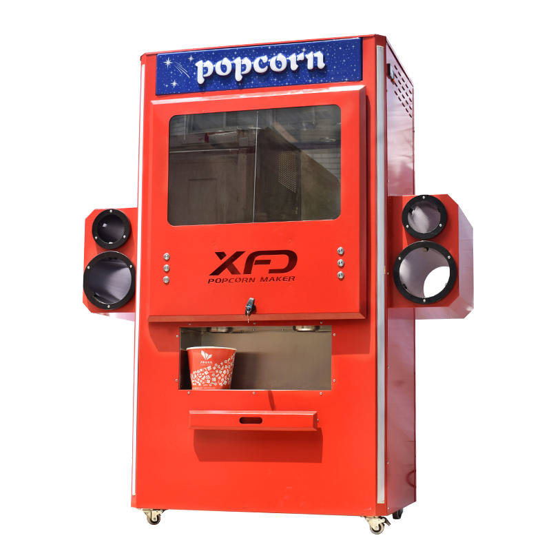 Deluxe Red Self-servieren 6 'Touchscreen Popcorn Dispenser mit Schnecke
