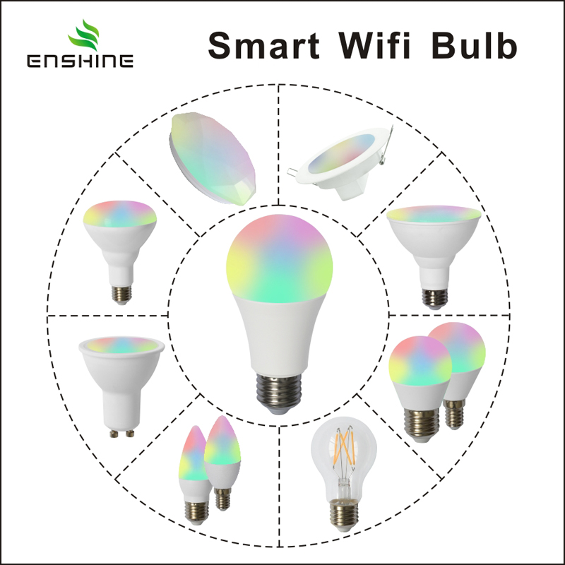 Smart Wifi Bluetooth-LED-Birne RGB + CW