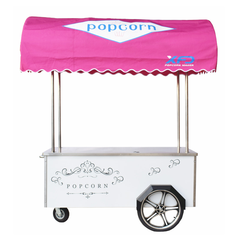 Vier-Rad-Waggon Mobile Popcorn Popper Warenkorb
