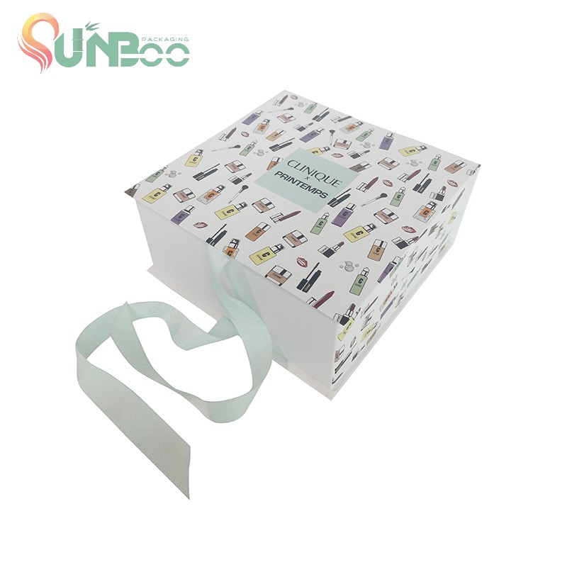 Schöne Farbe Nizza Design und faltbare Box mit guter Qualität Ribbon -Sp-box006