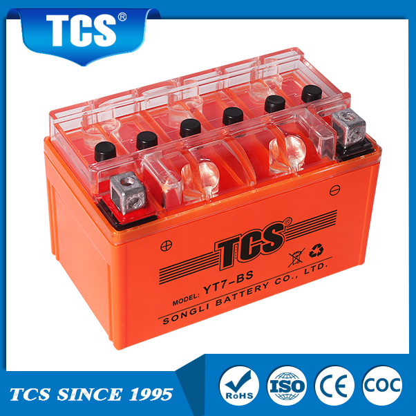 TCS Wartungsfreie versiegelte Batterie Gel YT7-BS Blei-Säure-Batterie