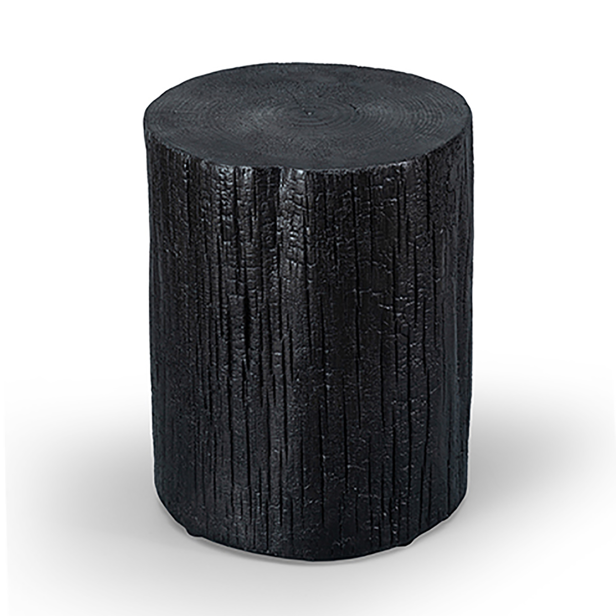 Faux-Hartmetall-Holzakzent-Tisch in schwarzen Möbeln