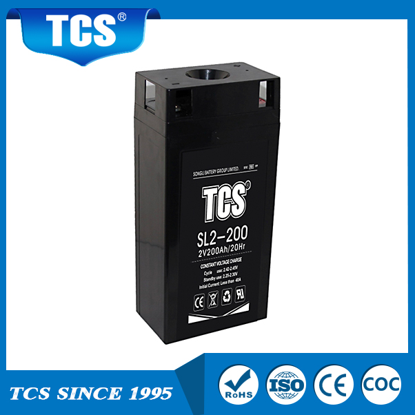 Speicher-Blei-Säure-Batterie 2V SL2-200 TCS AGM-Batterie