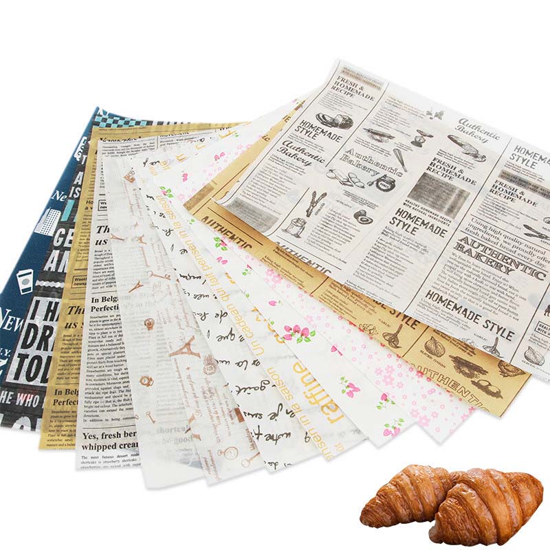Wachspapier Lebensmittelqualitätsfett Backenverpackungen Papier