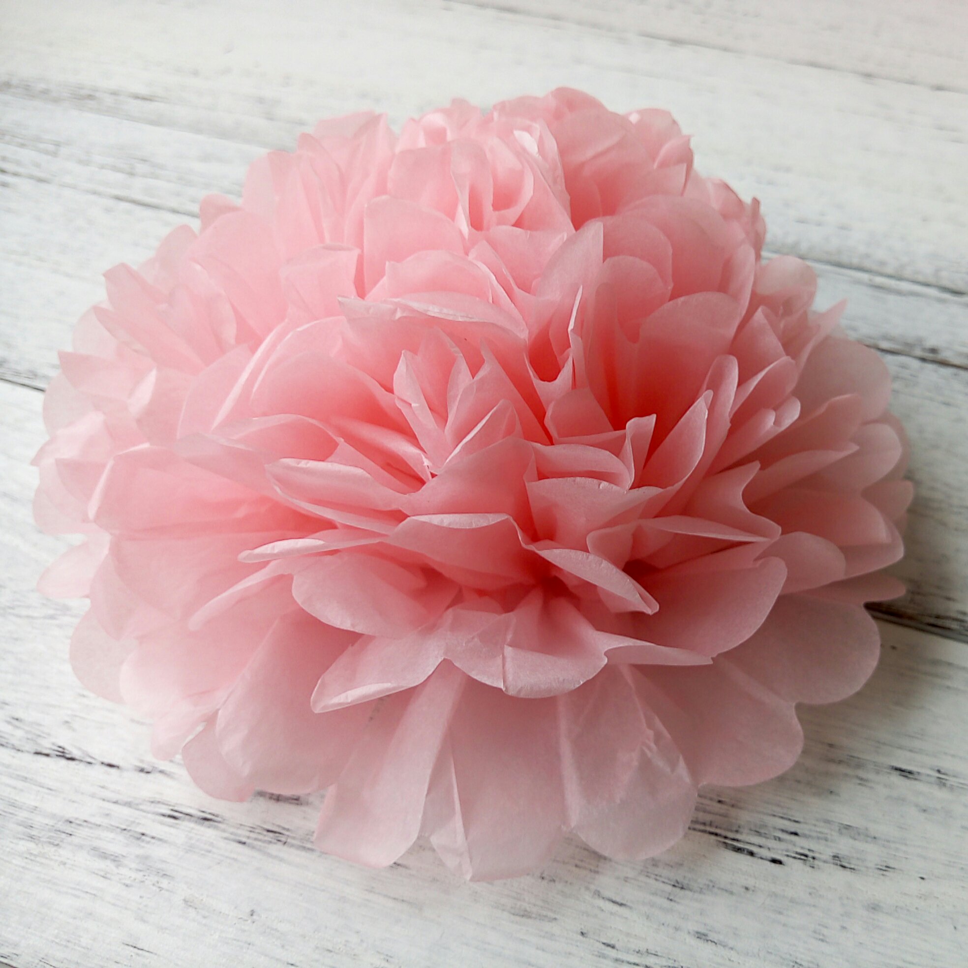 UMSIS-Braut-Babyparty-Dekor-Gewebepapier Pfirsich Rosa Pom Pom-Blumen direkt von der Fabrik geliefert
