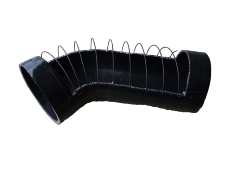 Auto-flexibler drahtverstärkter Silikonschlauch mit hohem Vakuumdruck