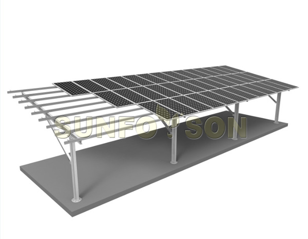 Cantilever-Typ Solar Carport-Montage