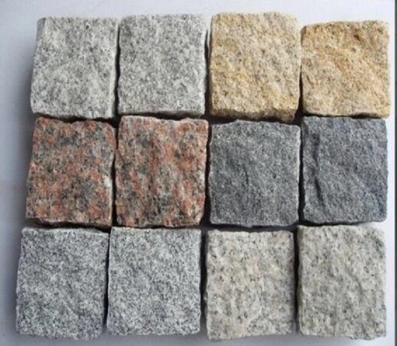 Top-Qualität natürlicher Granit polierter Pflasterungswürfelstein für Landschaftsgestaltung