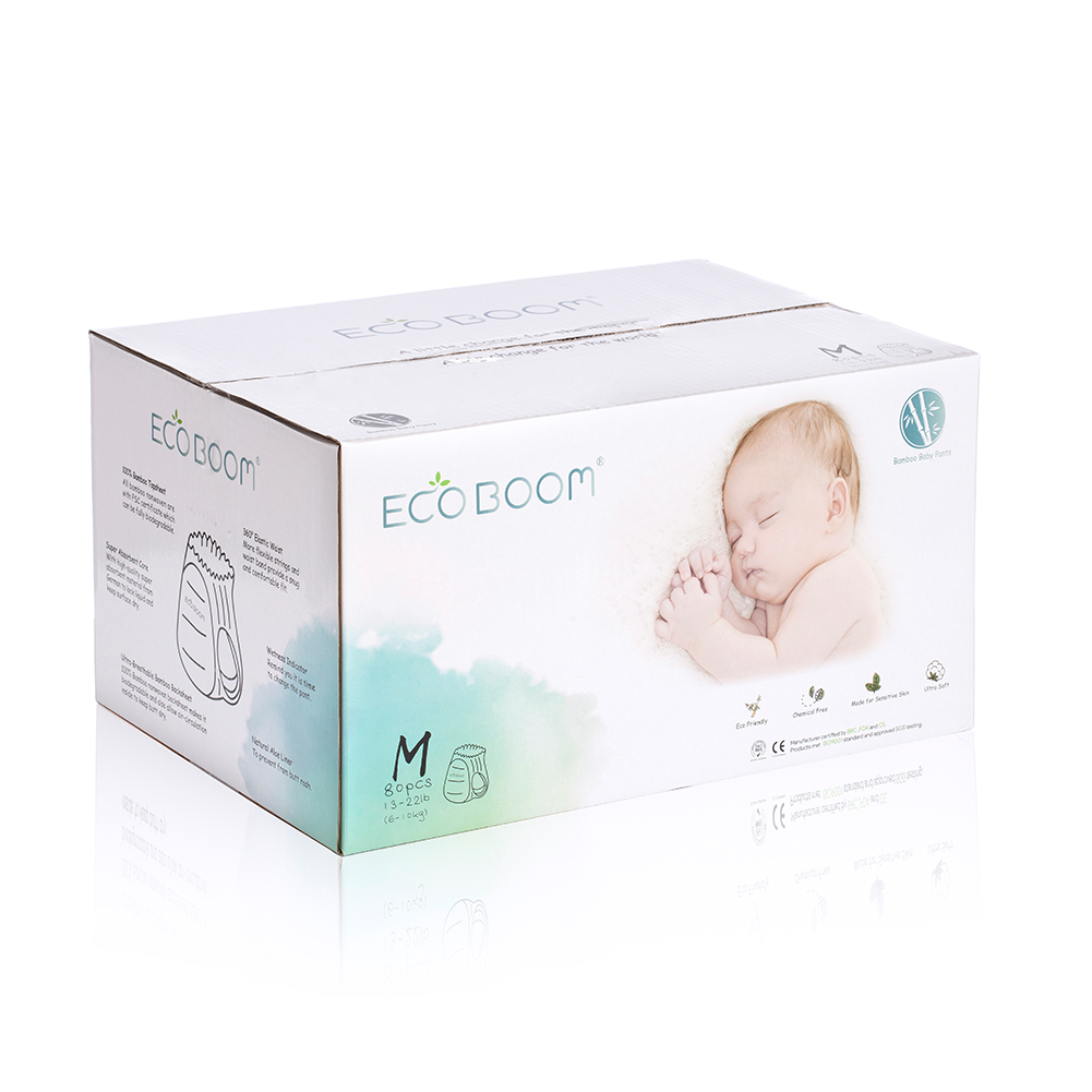 Eco boom bambus baby beste windelhose für baby größe m