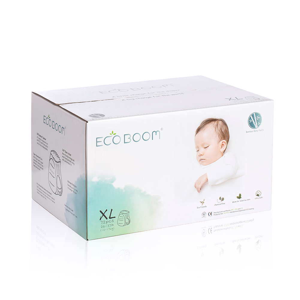 Eco Boom Bambus-Training Baby Windel-Hosen biologisch abbaubare Größe XL
