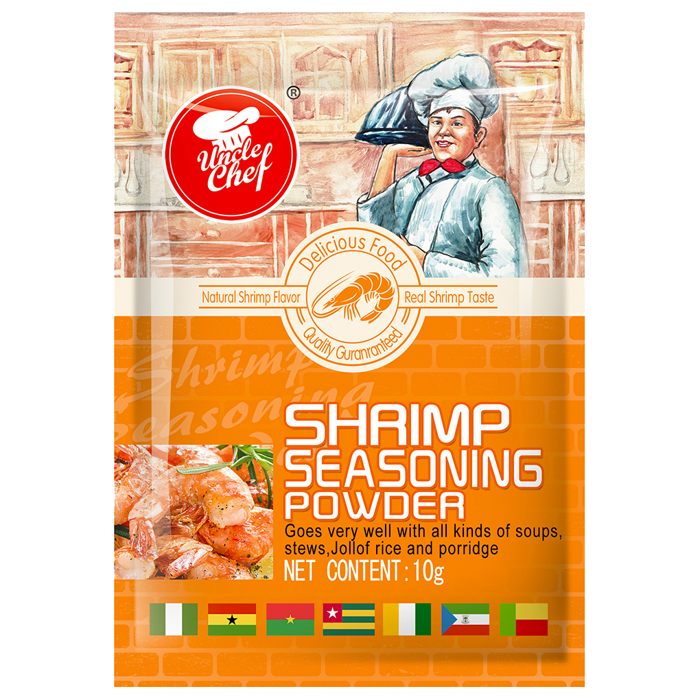 Onkel Chefmarke Halal Dry Shrimps Suppenpulver 10g x 600-Taschen