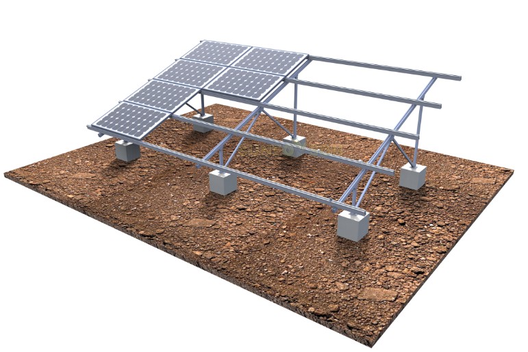 Solar-Boden-Montagesystem