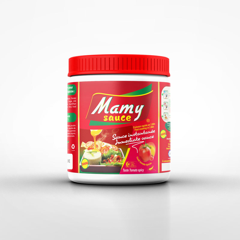 Mamy-Sauce-Marke Halal Tomate Soße Mix Sauce Puder würzig 500g x24tubs