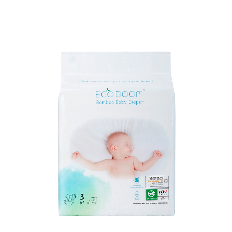 Eco Boom Baby Windel Big Pack weiche hypoallergene Größe m