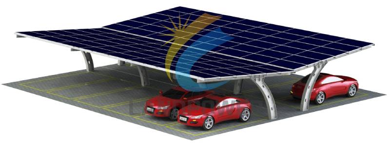 Solar-PV-Stahl-Carport-Struktur