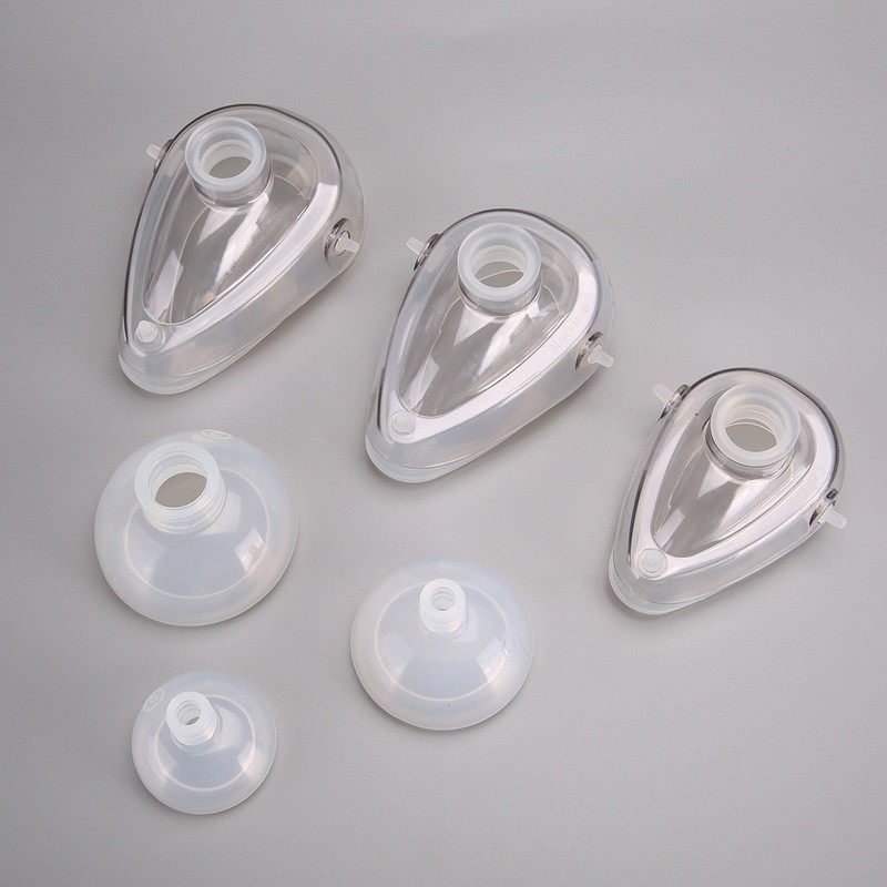 Silikon-Gesichtsmaske anästhetische runde Form