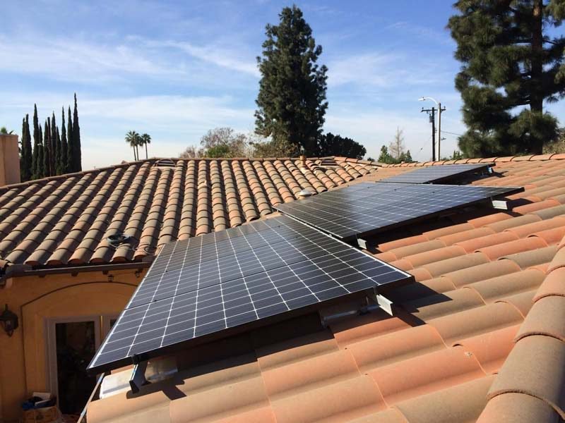 Gekippte Fliesen-Dach-Montagehalterung Solarpanel-Montage für Fliesendach