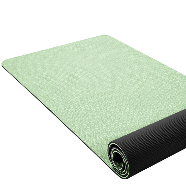 Print Custom Design TPE Material Doppelfarb Yoga Matte Roll