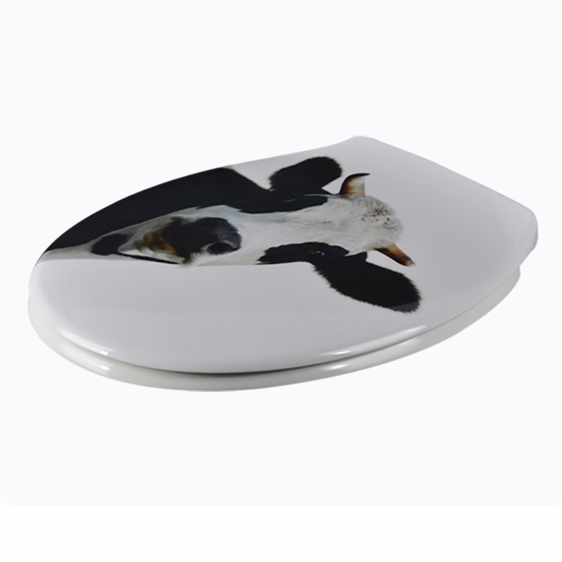 Tierkuppel gedruckt Design Duroplast verzierte Toilettensitze