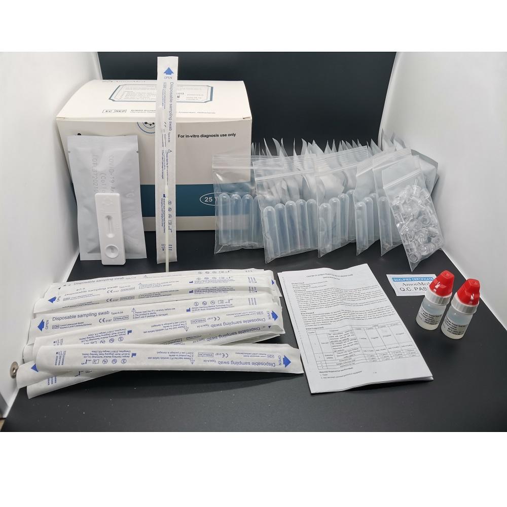Rapid Antigen Test Home Kit Speichel Nasal Tupfer