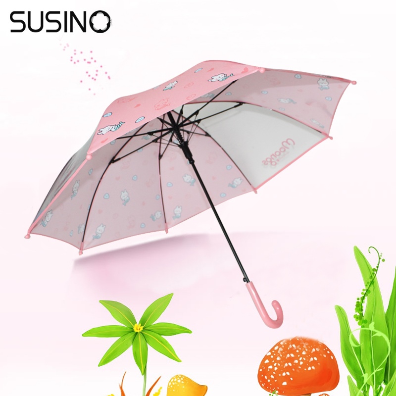 Cartoon winddicht und regendicht gedruckt Kinder Regenschirm