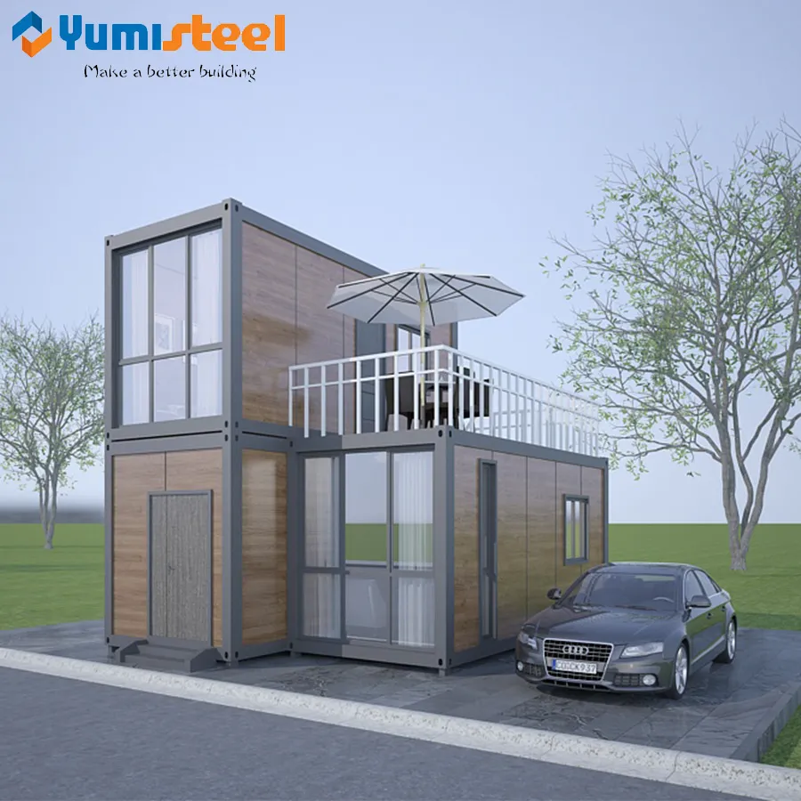 Vorgefertigt zwei Etagen Containerhaus für Villa