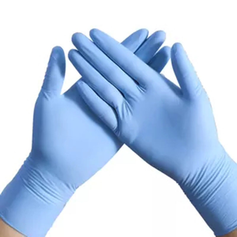 100 Stück/Box Großhandel Hersteller Einwegblau Nitril Handschuhe Medizinisches Pulverfrei