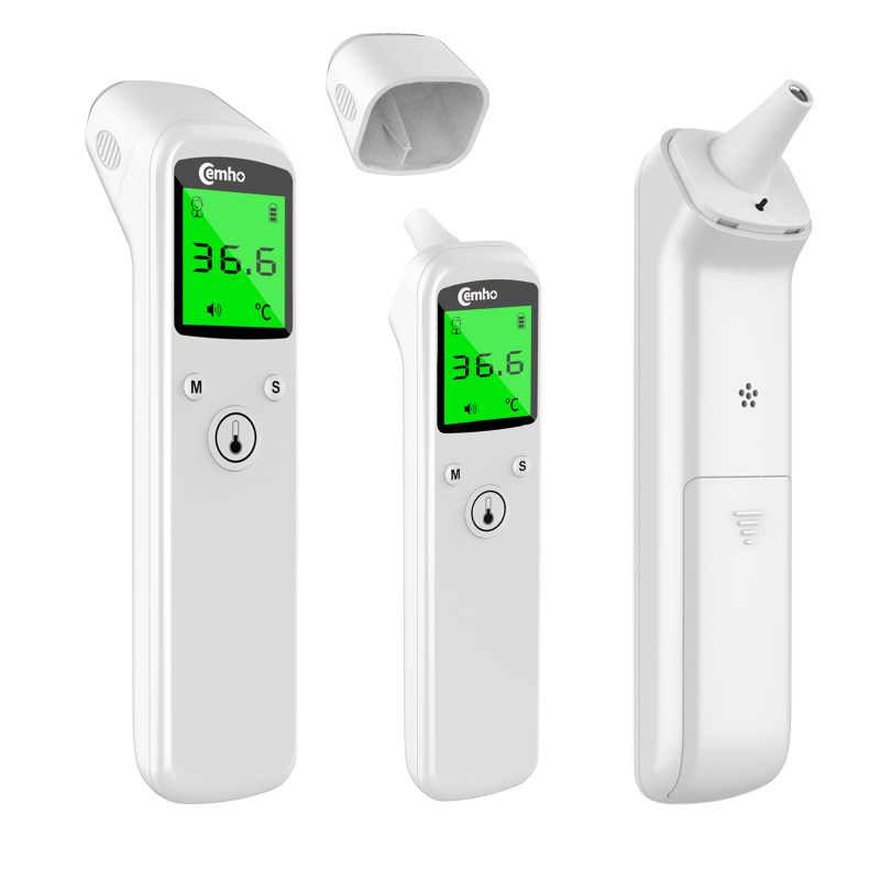 Berührungsloses Dual-Mode-Infrarot-Thermometer für den medizinischen Haushalt, Stirn- und Ohrthermometer