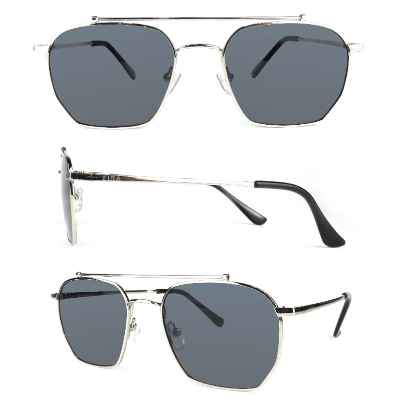 Metallrahmen Luftfahrt Damen Herren Sonnenbrillen Großhandel Sonnenbrillen Sonnenbrillen 2022 OEM Sonnenbrillen Logo PC UV400 Unisex Maßgeschneidert