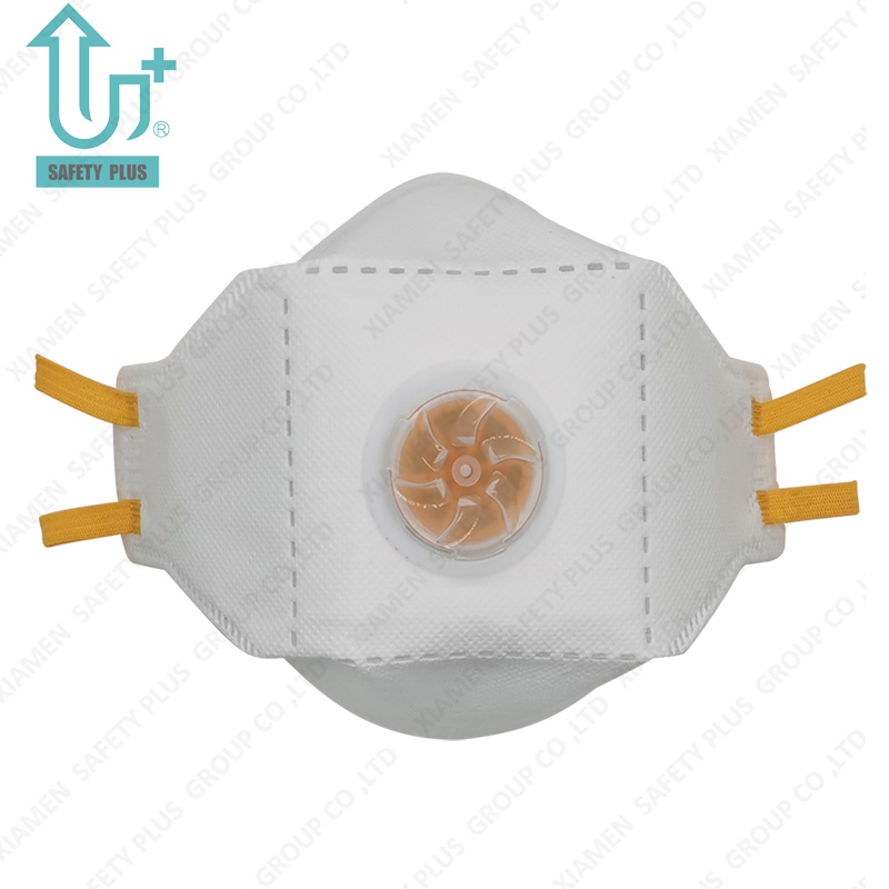 FFP2 Nr Gesichtsmaske Partikelfilter Atemschutzmaske Anti-Staub Einweg-Gesichtsmaske Vliesmaske mit Ventilen Werksversorgung
