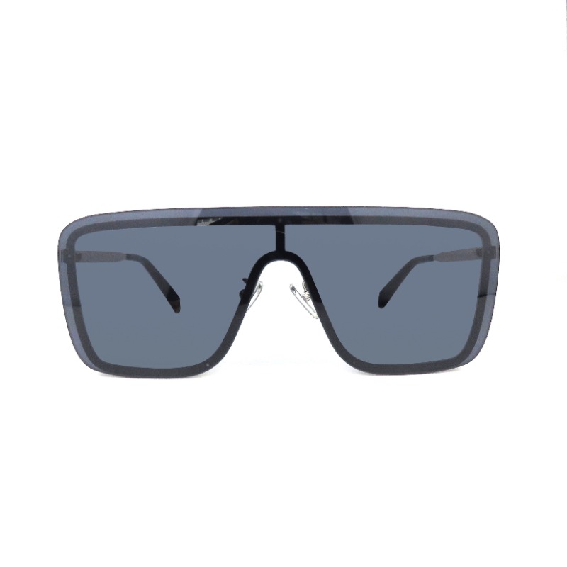 Einteilige Brille Neueste Randlose Sonnenbrille Metall 2022 Neue Luxushersteller Quadratischer Moderahmen Individuelles Logo Großhandel Damen
