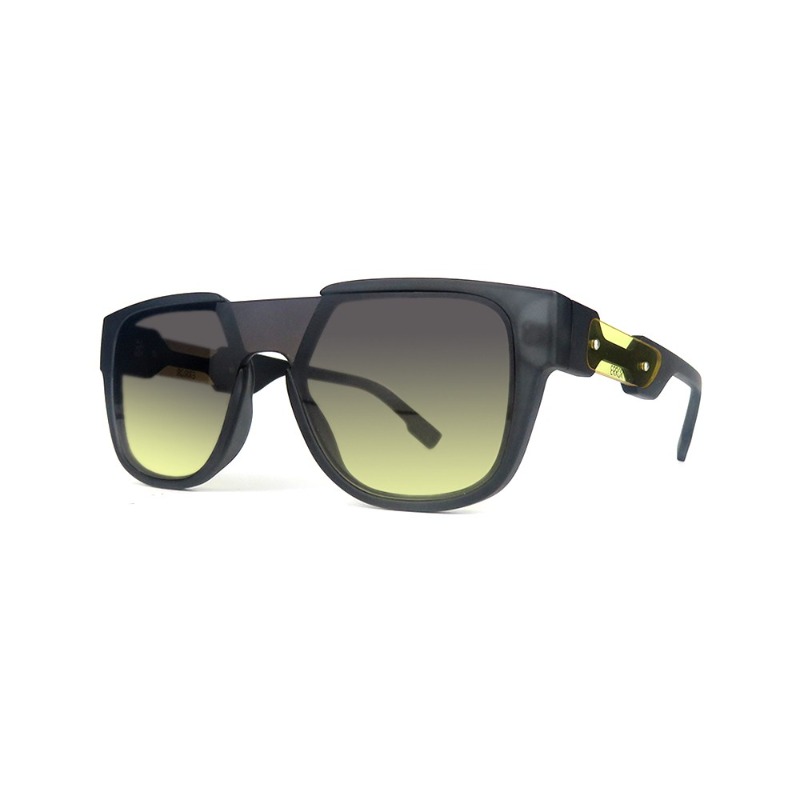 2022 neue Individuelles Logo Großhandel Sonnenbrille Ein Stück Objektiv Rahmen Sonnenbrille Frauen Designer Männer Mode Sonnenbrillen Große Kunststoff UV400
